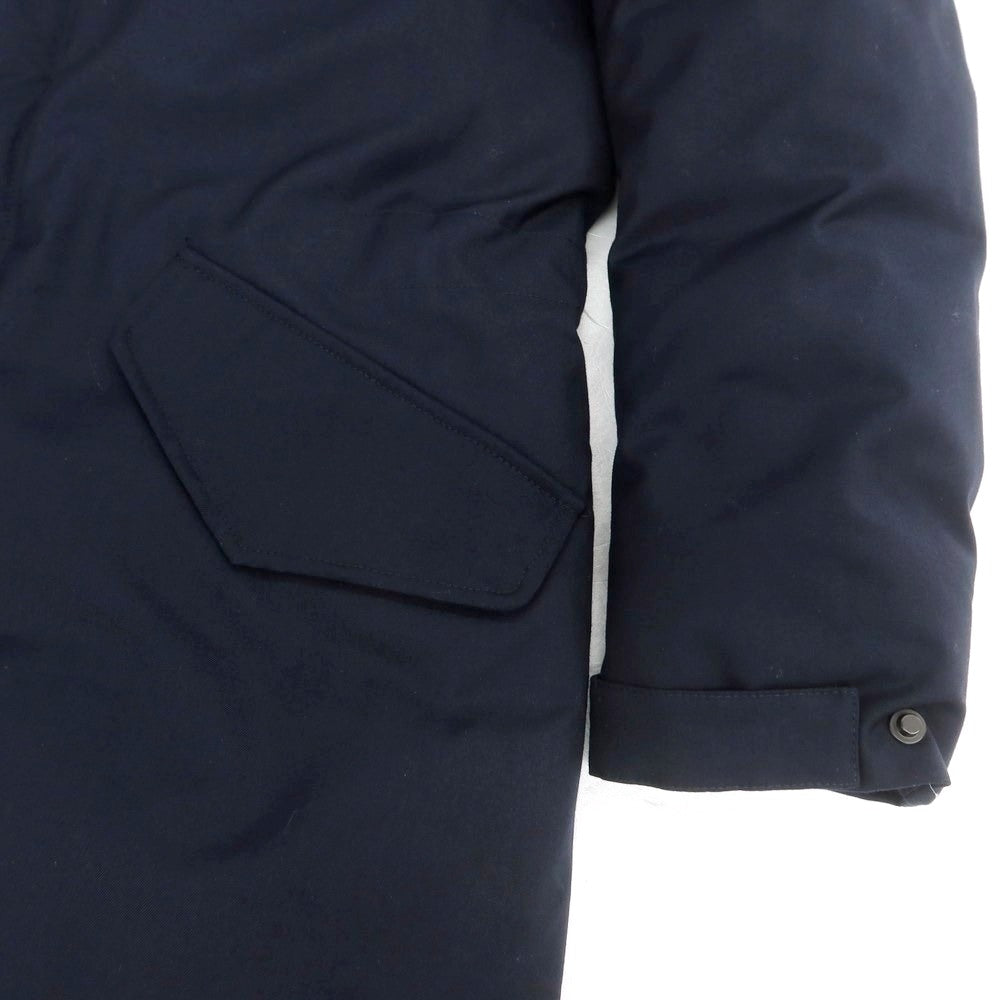 【新品】スローウェア SLOWEAR TEKNOSARTORIAL ポリエステルレーヨン ダウンコート ネイビー【 46 】【 状態ランクN 】【 メンズ 】