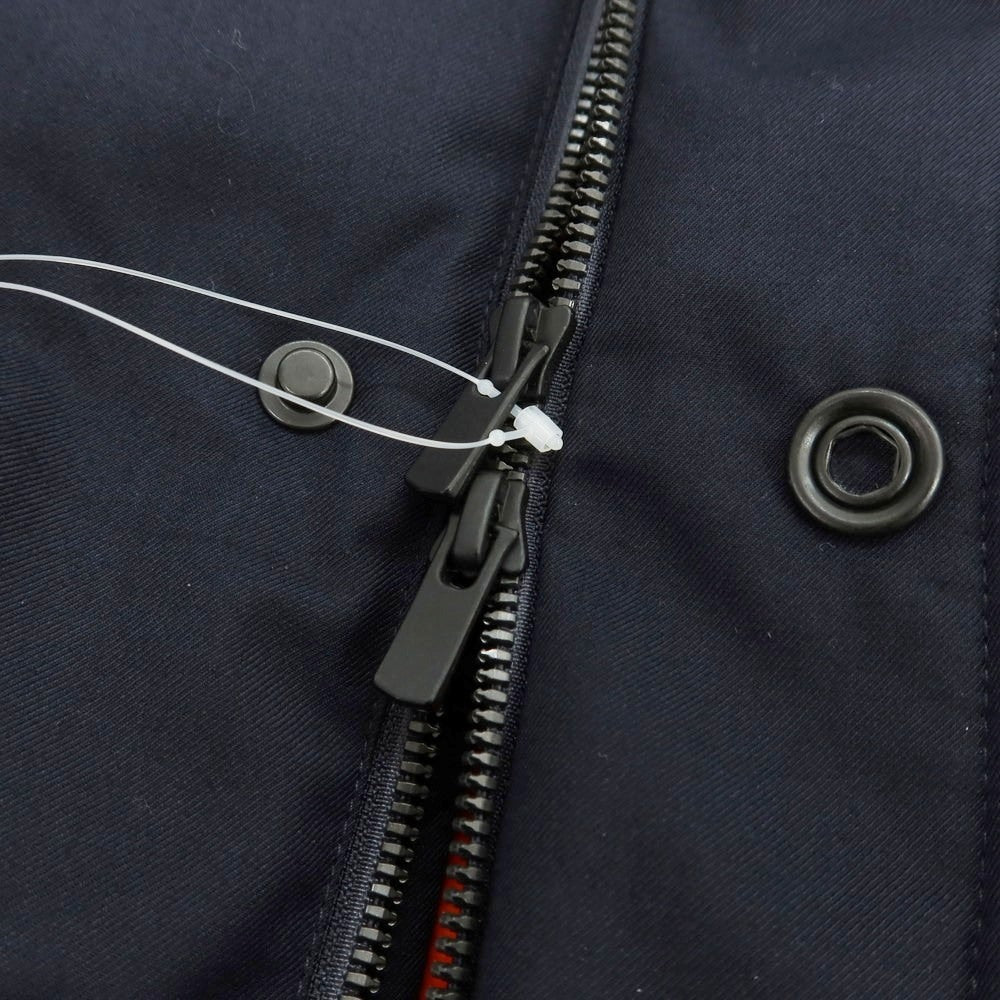 【新品】スローウェア SLOWEAR TEKNOSARTORIAL ポリエステルレーヨン ダウンコート ネイビー【サイズ46】【 状態ランクN 】【 メンズ 】 [DPD]