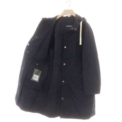 【新品】スローウェア SLOWEAR TEKNOSARTORIAL ナイロン フーデッドコート ネイビー【 48 】【 状態ランクN 】【 メンズ 】