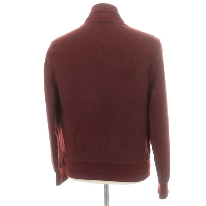 【新品】ブルネロクチネリ Brunello Cucinelli リバーシブル カシミヤシルク ダブルジップ スイングトップ ボルドーxベージュ【 44 】【 状態ランクN 】【 メンズ 】