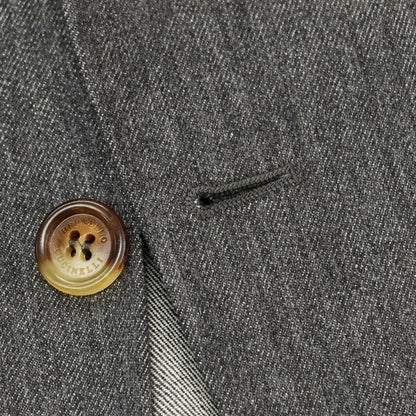 【新品】ブルネロクチネリ Brunello Cucinelli ツイルウール テーラードジャケット グレー【 48 】【 状態ランクN 】【 メンズ 】