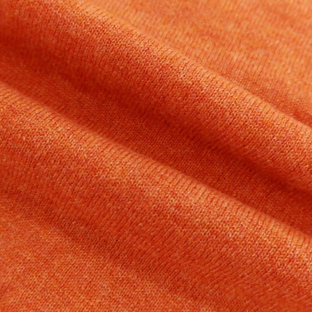 【新品】ブルネロクチネリ Brunello Cucinelli カシミヤ クルーネックニット オレンジ【 46 】【 状態ランクN 】【 メンズ 】