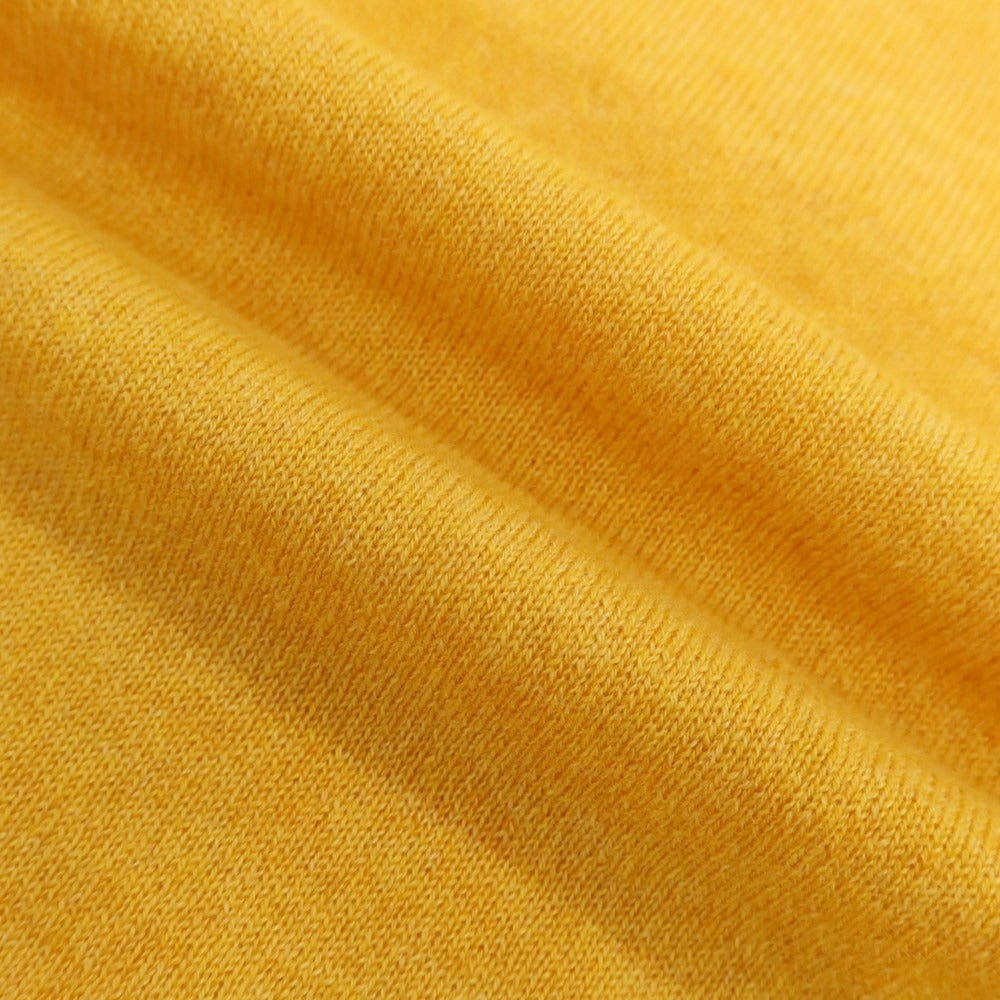 【新品】ブルネロクチネリ Brunello Cucinelli カシミヤ Vネックニット オレンジイエロー【 48 】【 状態ランクN 】【 メンズ 】