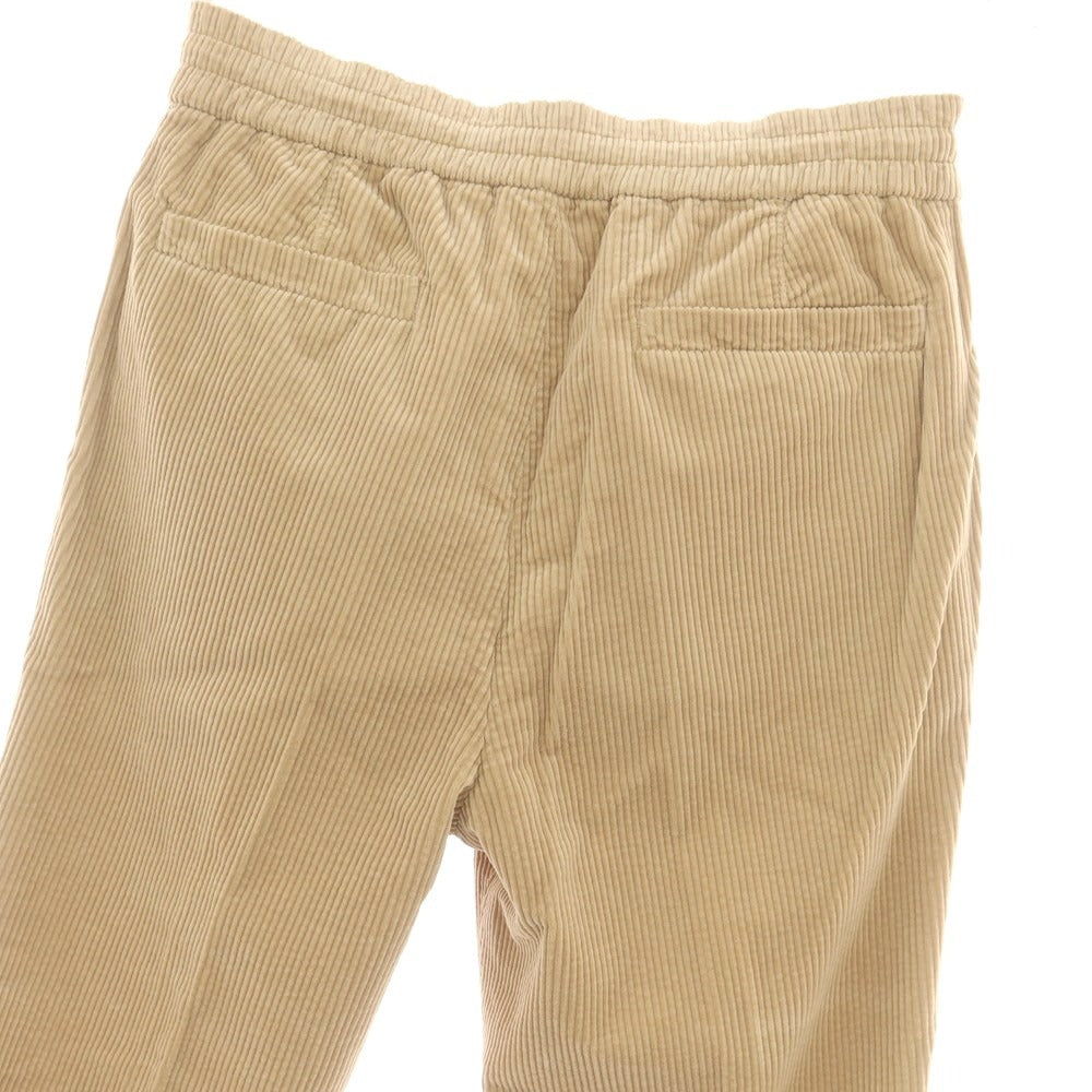 【新品】ブルネロクチネリ Brunello Cucinelli コーデュロイ イージースラックスパンツ ベージュ【サイズ44】【 状態ランクN 】【 メンズ 】 [DPD]