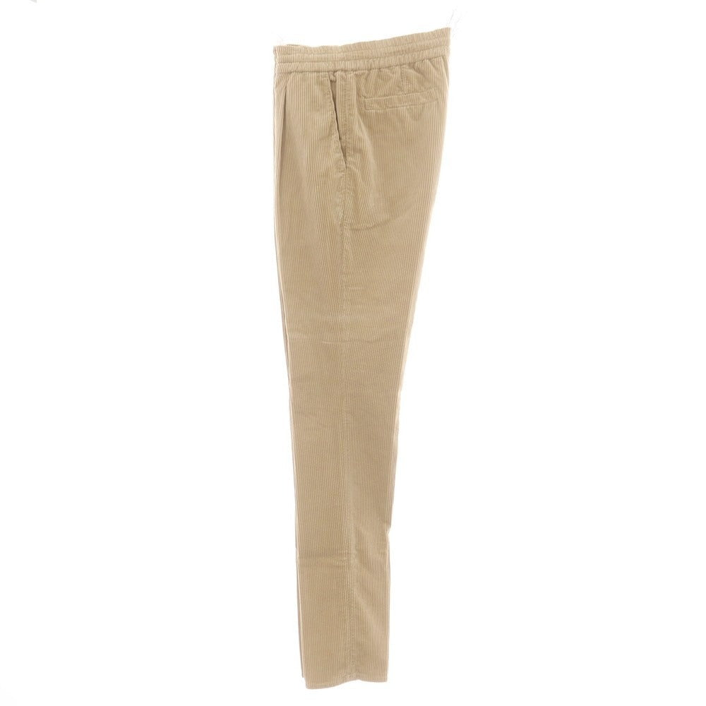 【新品】ブルネロクチネリ Brunello Cucinelli コーデュロイ イージースラックスパンツ ベージュ【サイズ44】【 状態ランクN 】【 メンズ 】 [DPD]