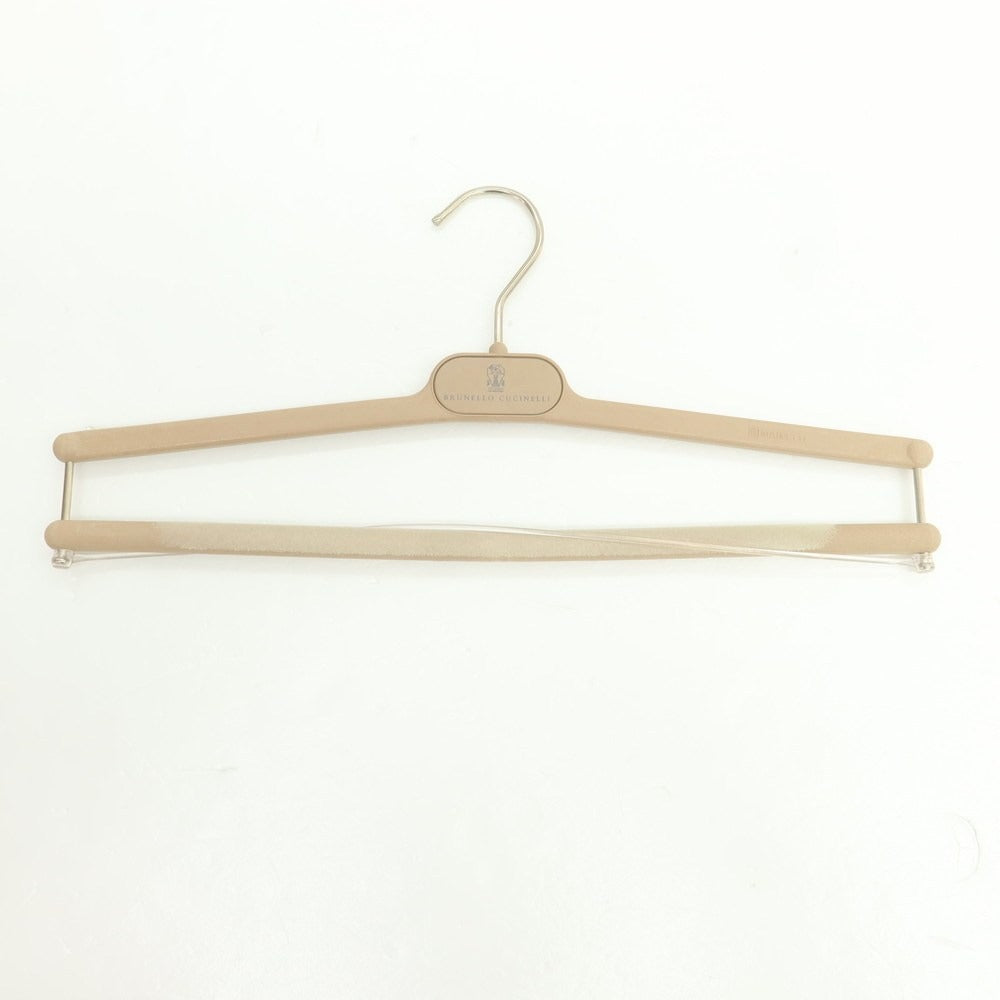 【新品】ブルネロクチネリ Brunello Cucinelli ウール ストライプ カジュアルスラックスパンツ ベージュxグレー【 サイズ44 】【 状態ランクN 】【 メンズ 】 [CPD]