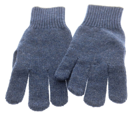 【新品】ブルネロクチネリ Brunello Cucinelli カシミヤ 手袋 ニットグローブ ライトネイビーxグレー【 S（紙タグ表記） 】【 状態ランクN 】【 メンズ 】