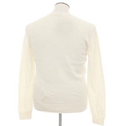 【中古】ザノーネ ZANONE アルパカナイロン クルーネック プルオーバーニット アイボリー【 50 】【 状態ランクB 】【 メンズ 】