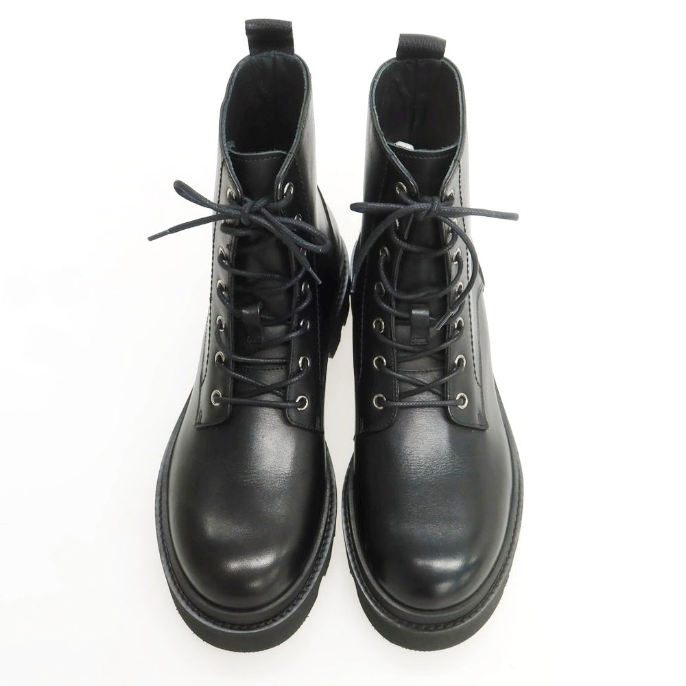 【新品】ディースクエアード DSQUARED2 レザー レースアップブーツ ブラック【 42 】【 状態ランクN 】【 メンズ 】