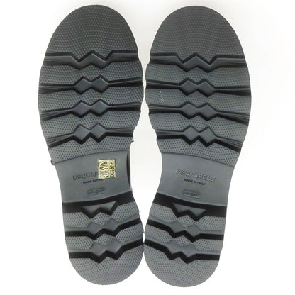 【新品】ディースクエアード DSQUARED2 レザー レースアップブーツ ブラック【 42 】【 状態ランクN 】【 メンズ 】