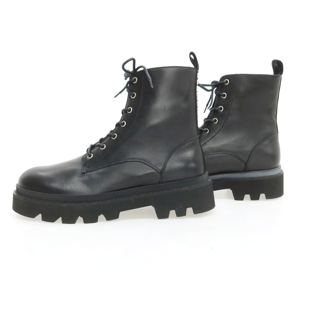 【新品】ディースクエアード DSQUARED2 レザー レースアップブーツ ブラック【 42 】【 状態ランクN 】【 メンズ 】