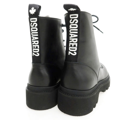 【新品】ディースクエアード DSQUARED2 レザー レースアップブーツ ブラック【 43 】【 状態ランクN 】【 メンズ 】