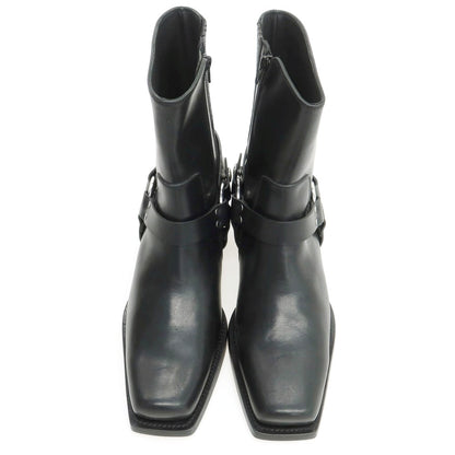 【新品】ディースクエアード DSQUARED2 レザー リングブーツ ブラック【 43 】【 状態ランクN 】【 メンズ 】