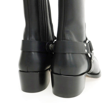 【新品】ディースクエアード DSQUARED2 レザー リングブーツ ブラック【 43 】【 状態ランクN 】【 メンズ 】