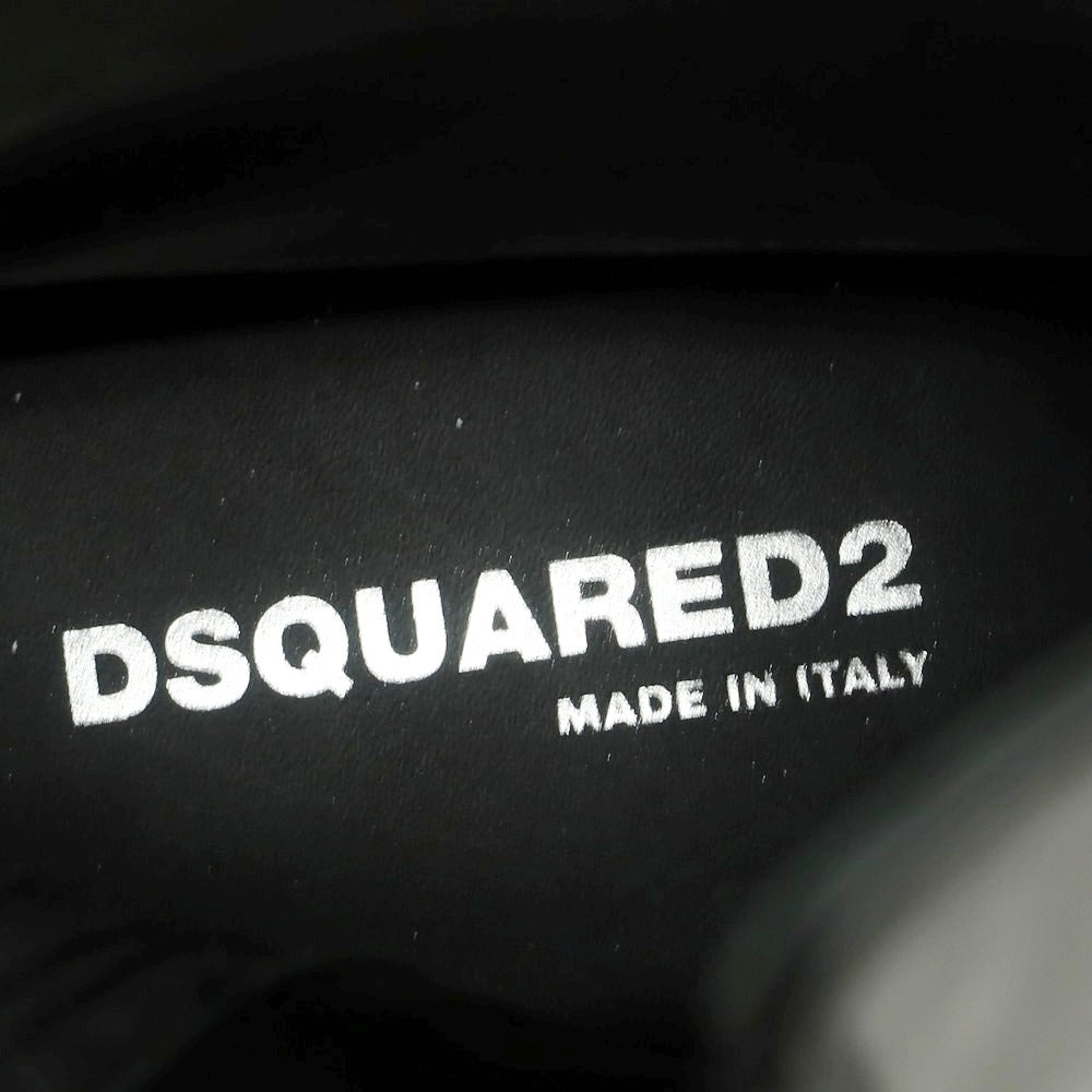 【新品】ディースクエアード DSQUARED2 レザー リングブーツ ブラック【 43 】【 状態ランクN 】【 メンズ 】