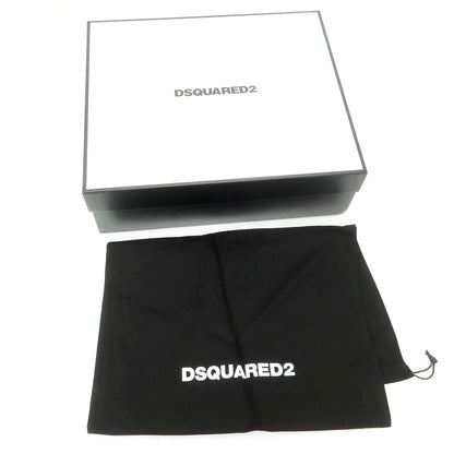 【新品】ディースクエアード DSQUARED2 レザー リングブーツ ブラック【 43 】【 状態ランクN 】【 メンズ 】