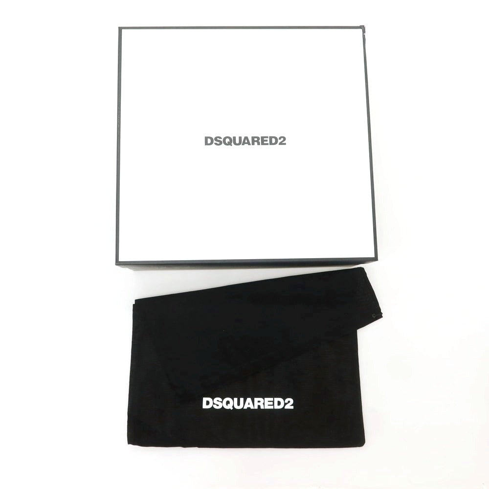 【新品】ディースクエアード DSQUARED2 レザー ウエスタンブーツ ブラウン【 41 】【 状態ランクN 】【 メンズ 】