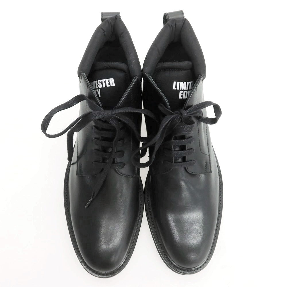 ブラックレザーDsquared2エンジニアブーツサイズ41 DSQUARED2 レザースニーカー 黒 サイズ41 ブラックレザーDsquared2