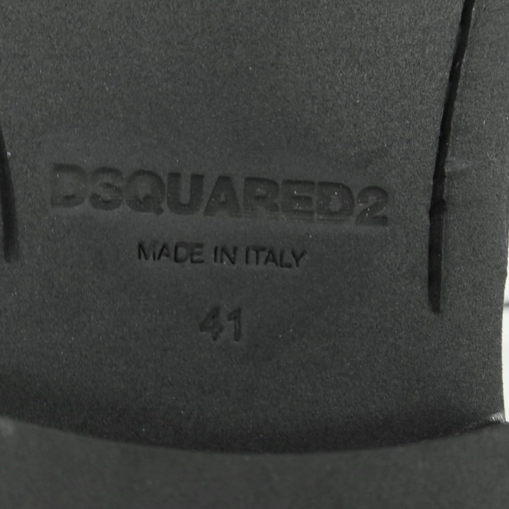 新品】ディースクエアード DSQUARED2 アンクル ワークブーツ ブラック