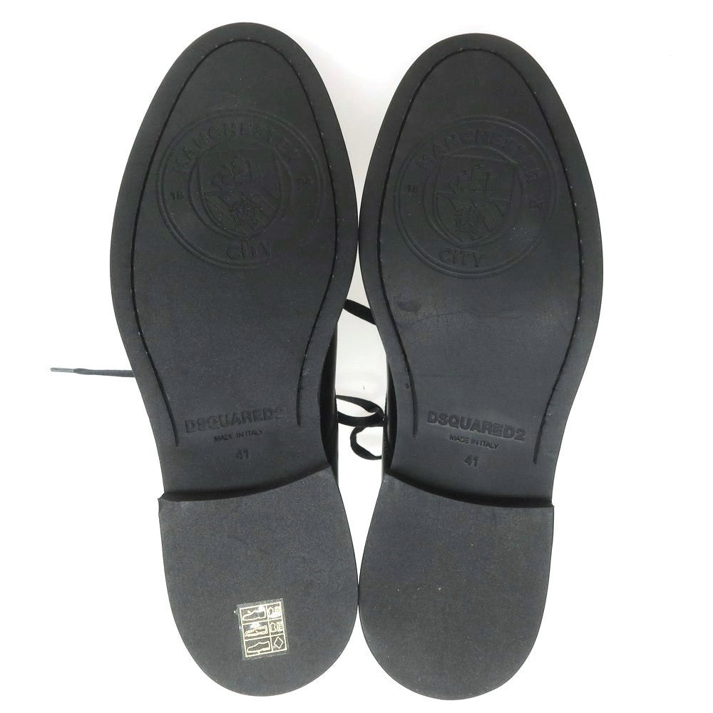 【新品】ディースクエアード DSQUARED2 アンクル ワークブーツ ブラック【 41 】【 状態ランクN 】【 メンズ 】