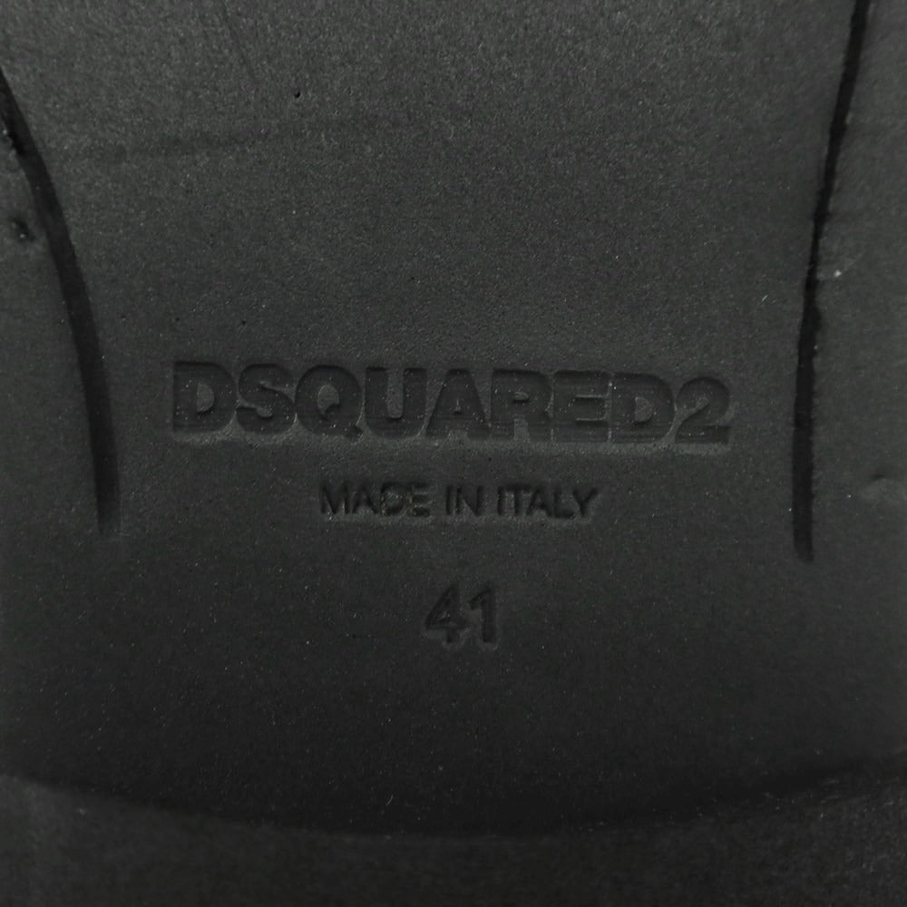 【新品】ディースクエアード DSQUARED2 アンクル ワークブーツ ブラック【 41 】【 状態ランクN 】【 メンズ 】