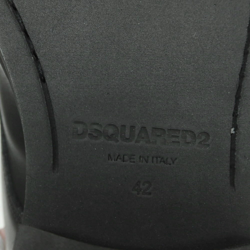 【新品】ディースクエアード DSQUARED2 アンクル ワークブーツ ブラック【 42 】【 状態ランクN 】【 メンズ 】