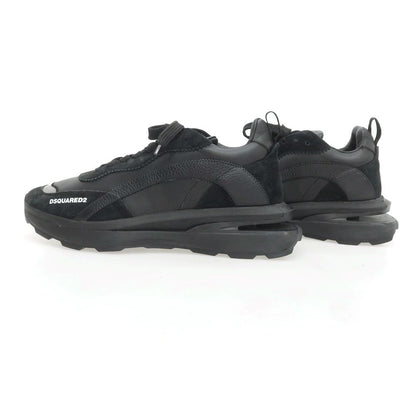 【新品】ディースクエアード DSQUARED2 Slash レザー スニーカー ブラック【 43 】【 状態ランクN 】【 メンズ 】