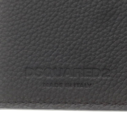 【新品】ディースクエアード DSQUARED2 レザー ロゴ 名刺入れ ブラック【 状態ランクN 】【 メンズ 】