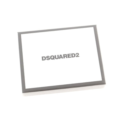 【新品】ディースクエアード DSQUARED2 レザー ロゴ カードケース ブラック【 状態ランクN 】【 メンズ 】