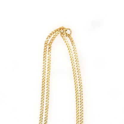 【新品】ディースクエアード DSQUARED2 2連 クロス ネックレス ゴールド【 状態ランクN 】【 メンズ 】