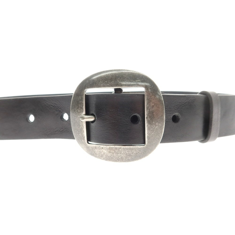 【新品】ディースクエアード DSQUARED2 レザー ベルト ブラック【 100 】【 状態ランクN 】【 メンズ 】