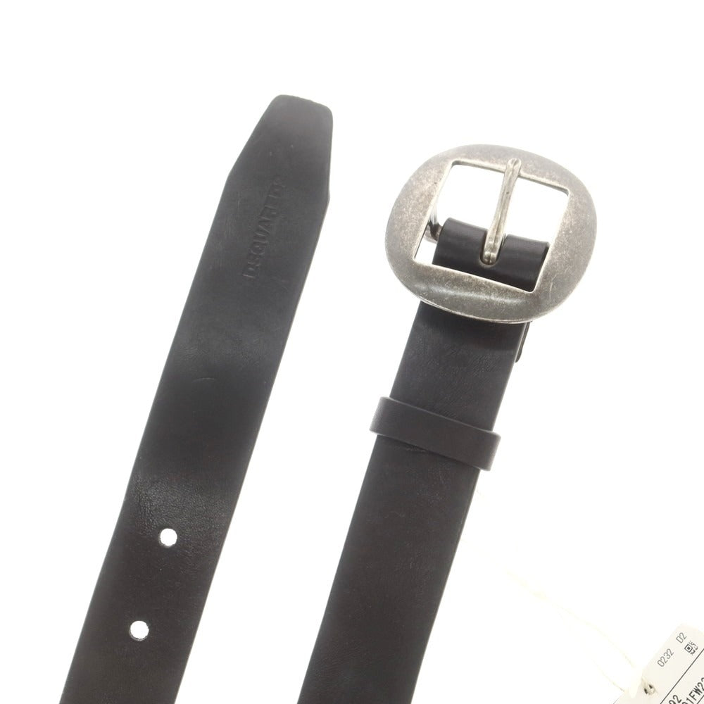 【新品】ディースクエアード DSQUARED2 レザー ベルト ブラック【 100 】【 状態ランクN 】【 メンズ 】