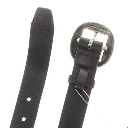 【新品】ディースクエアード DSQUARED2 レザー ベルト ブラック【 100 】【 状態ランクN 】【 メンズ 】