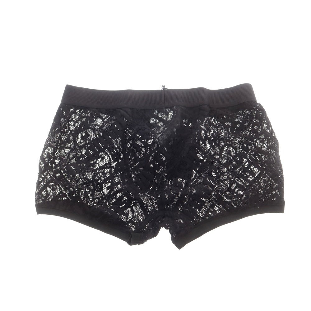 【新品アウトレット】ディースクエアード DSQUARED2 総レース トランクス　下着 ブラック【サイズM】【 状態ランクN- 】【 メンズ 】 [CPD]