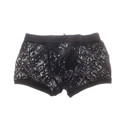 【新品アウトレット】ディースクエアード DSQUARED2 総レース トランクス　下着 ブラック【 M 】【 状態ランクN- 】【 メンズ 】