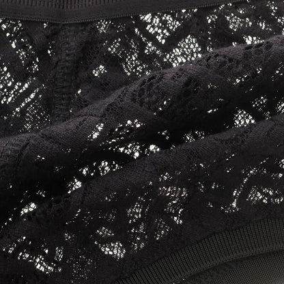 【新品アウトレット】ディースクエアード DSQUARED2 総レース トランクス　下着 ブラック【 M 】【 状態ランクN- 】【 メンズ 】