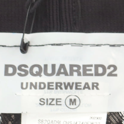 【新品アウトレット】ディースクエアード DSQUARED2 総レース トランクス　下着 ブラック【 M 】【 状態ランクN- 】【 メンズ 】