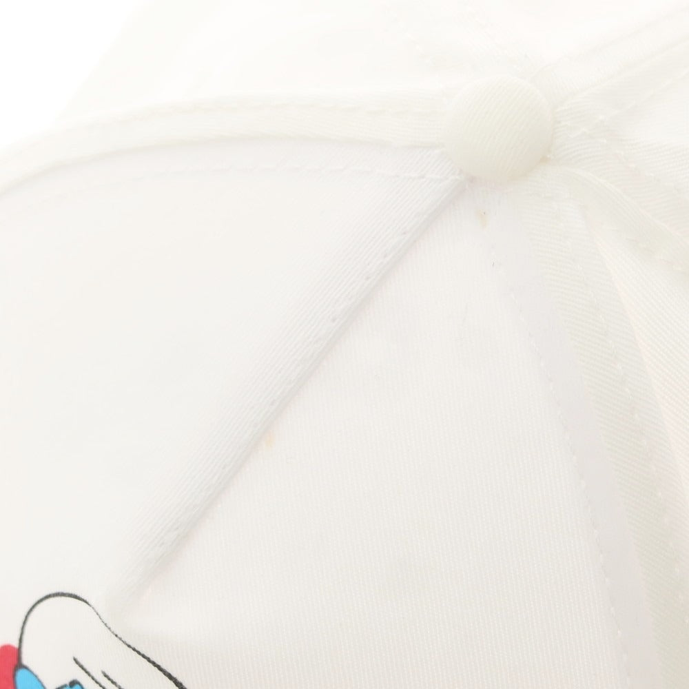 【新品アウトレット】ディースクエアード DSQUARED2 × SMURFS コットン ベースボールキャップ ホワイト【 UNI 】【 状態ランクN- 】【 メンズ 】