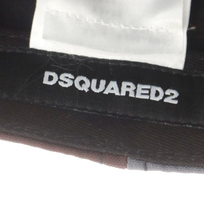【新品】ディースクエアード DSQUARED2 ナイロン カモフラ ベースボールキャップ グレーxオレンジ【 UNI 】【 状態ランクN 】【 メンズ 】