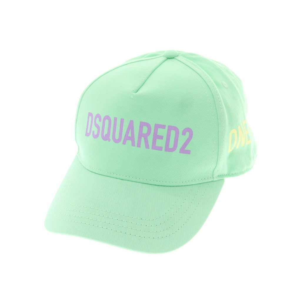 【新品アウトレット】ディースクエアード DSQUARED2 コットン ベースボールキャップ ミントグリーン【 UNI 】【 状態ランクN- 】【 メンズ 】
