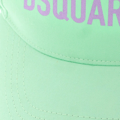 【新品アウトレット】ディースクエアード DSQUARED2 コットン ベースボールキャップ ミントグリーン【 UNI 】【 状態ランクN- 】【 メンズ 】