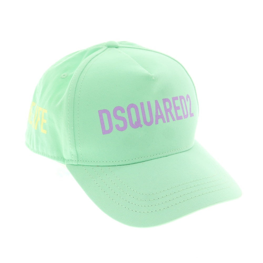 【新品アウトレット】ディースクエアード DSQUARED2 コットン ベースボールキャップ ミントグリーン【 UNI 】【 状態ランクN- 】【 メンズ 】