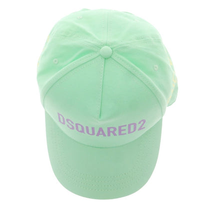 【新品アウトレット】ディースクエアード DSQUARED2 コットン ベースボールキャップ ミントグリーン【 UNI 】【 状態ランクN- 】【 メンズ 】