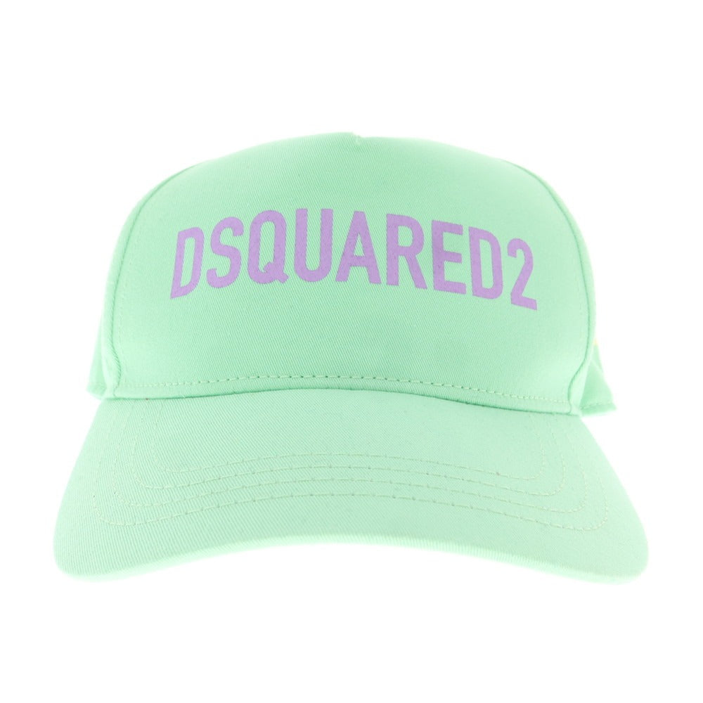 【新品アウトレット】ディースクエアード DSQUARED2 コットン ベースボールキャップ ミントグリーン【 UNI 】【 状態ランクN- 】【 メンズ 】