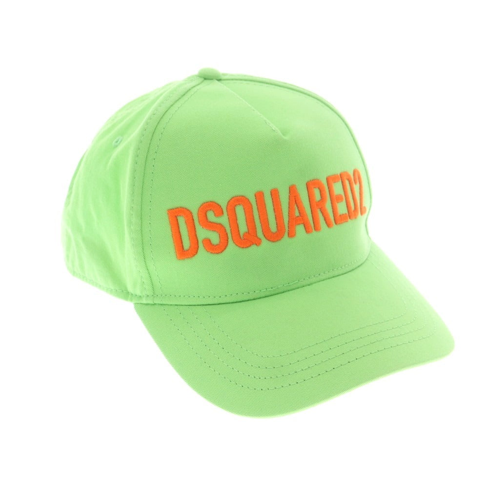 【新品アウトレット】ディースクエアード DSQUARED2 コットン ベースボールキャップ ライトグリーン【 UNI 】【 状態ランクN- 】【 メンズ 】
