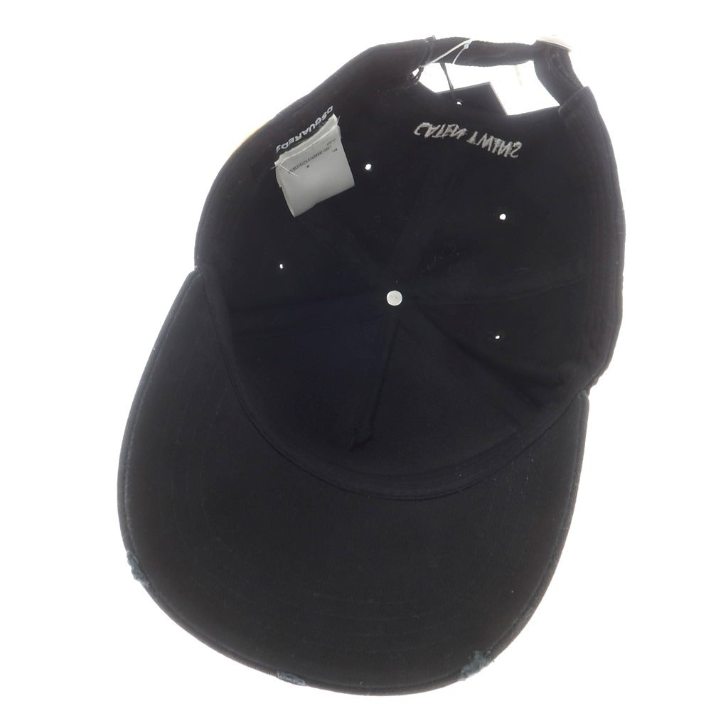 【新品】ディースクエアード DSQUARED2 コットン ベースボールキャップ ブラック【 UNI 】【 状態ランクN 】【 メンズ 】