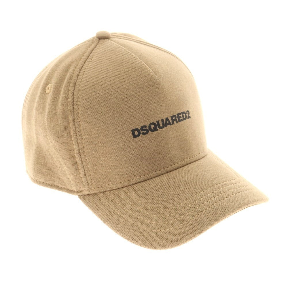 【新品】ディースクエアード DSQUARED2 コットン スウェット ベースボールキャップ ベージュ【 UNI 】【 状態ランクN 】【 メンズ 】