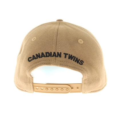 【新品】ディースクエアード DSQUARED2 コットン スウェット ベースボールキャップ ベージュ【 UNI 】【 状態ランクN 】【 メンズ 】