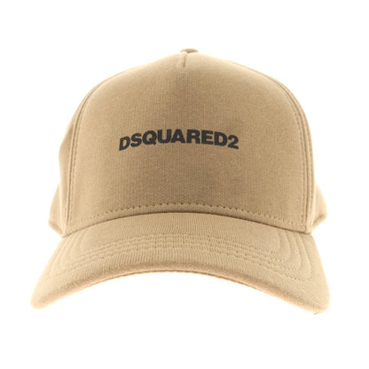 【新品】ディースクエアード DSQUARED2 コットン スウェット ベースボールキャップ ベージュ【 UNI 】【 状態ランクN 】【 メンズ 】