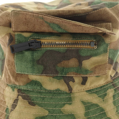 【新品】ディースクエアード DSQUARED2 コットン カモフラ バケットハット カーキ系【 L 】【 状態ランクN 】【 メンズ 】